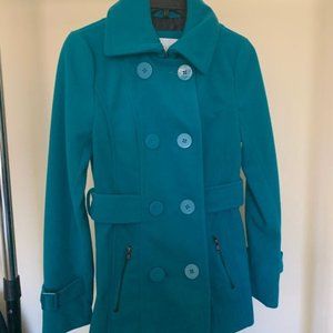 Delia's Teal Blue Pea coat
